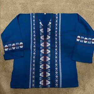 Brand new XL tunic embroidered